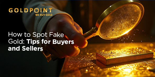 spot fake gold while selling